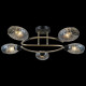 Потолочная люстра ILLUMICO  IL0300-5CSQ-79 BK AB