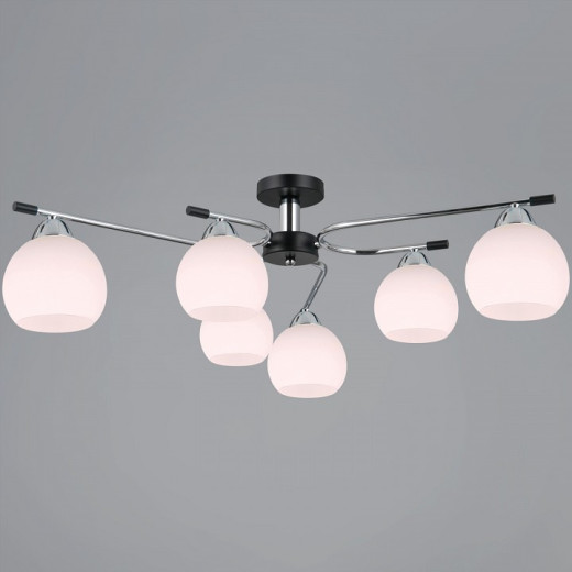 Потолочная люстра ILLUMICO LIBRA IL0638-6CSQ-24 CR BK LIBRA