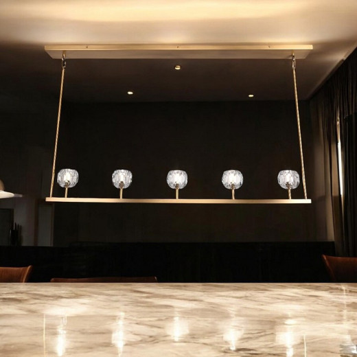 Светильник на штанге Imperiumloft RH Boule De Cristal Linear 40,1221