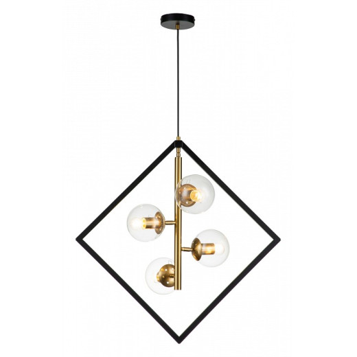 Подвесная люстра Indigo Faccetta 13005/A/4P Black