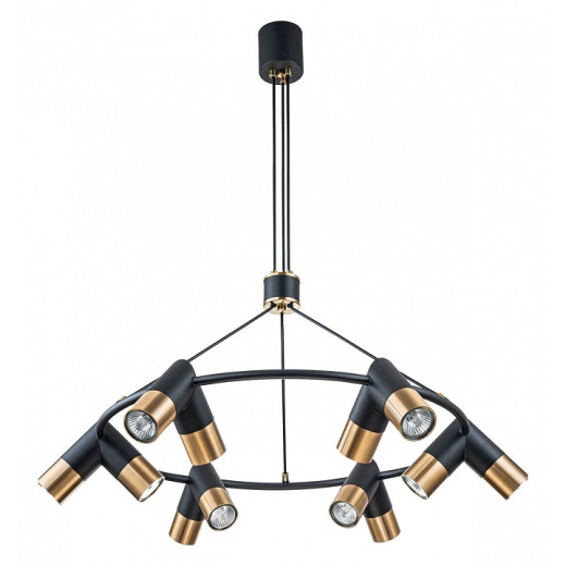 Подвесная люстра Indigo Doppio 11036/12P Black