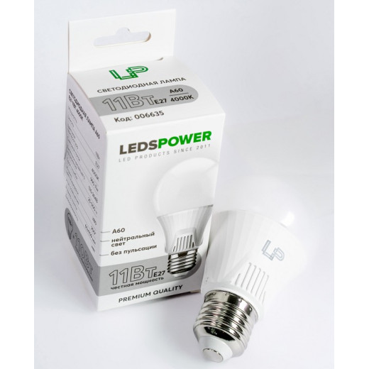 Лампа светодиодная LEDS POWER A60 006635