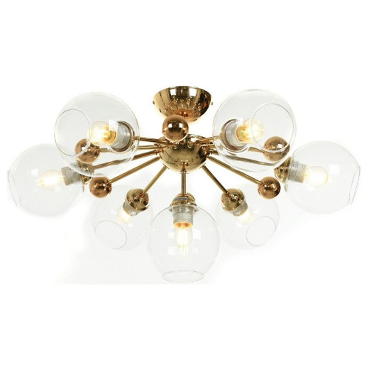 Люстра на штанге LUMINA DECO Devoli LDC 8040-7 F.GD+PR