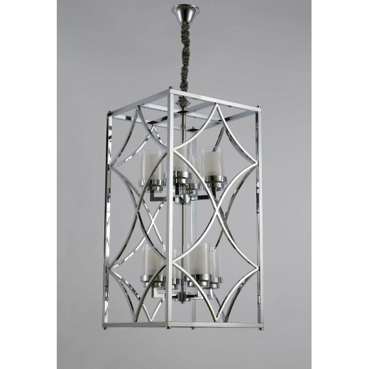 Подвесная люстра LUMINA DECO Quadrato LDP 1223-8 CHR