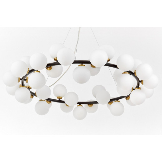 Подвесная люстра LUMINA DECO MARSIADA LDP 6033-40 BK+MD