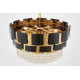 Подвесная люстра LUMINA DECO MOLINA LDP 7045-600 BK+GD
