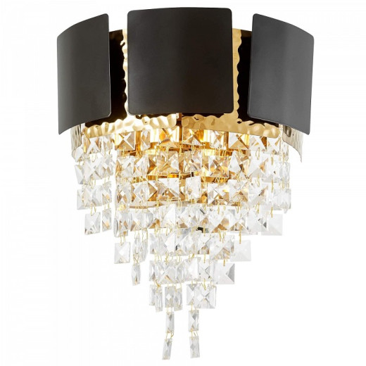 Накладной светильник LUMINA DECO MOLINA LDW 7045-2 BK+GD