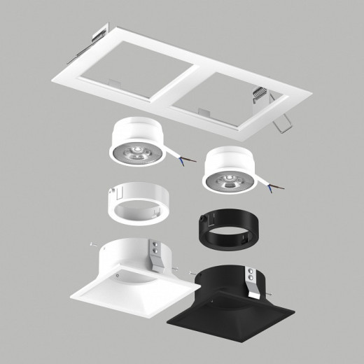 Встраиваемый светильник Lightstar Domino D5260607WBMOD