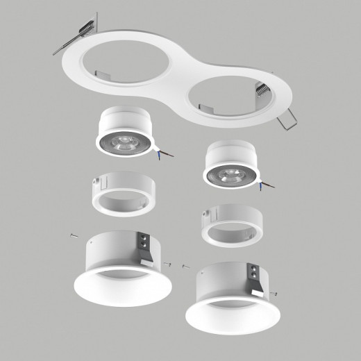 Встраиваемый светильник Lightstar Domino D6260606WMOD