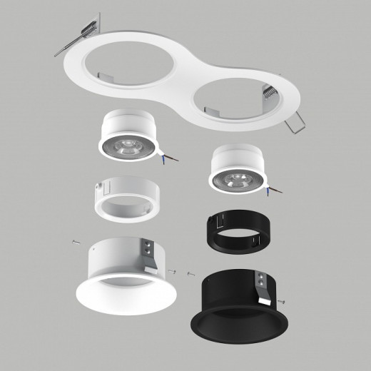 Встраиваемый светильник Lightstar Domino D6260607WBMOD