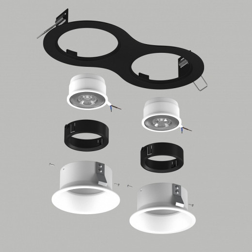 Встраиваемый светильник Lightstar Domino D6270606BMOD