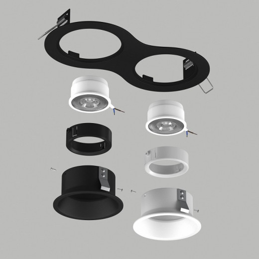 Встраиваемый светильник Lightstar Domino D6270607WBMOD