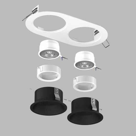 Встраиваемый светильник Lightstar Domino D6560707WMOD