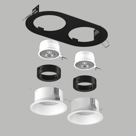 Встраиваемый светильник Lightstar Domino D6570606BMOD