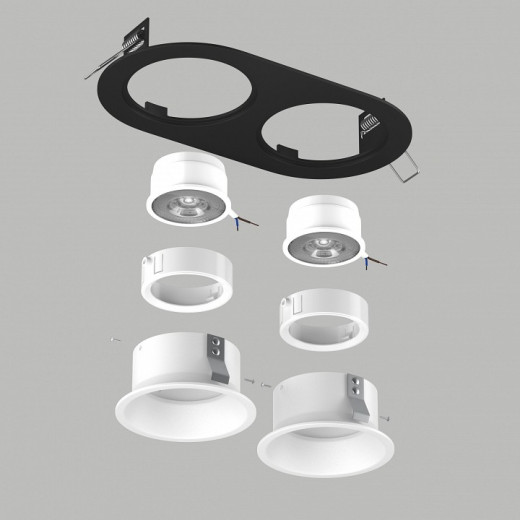 Встраиваемый светильник Lightstar Domino D6570606WMOD