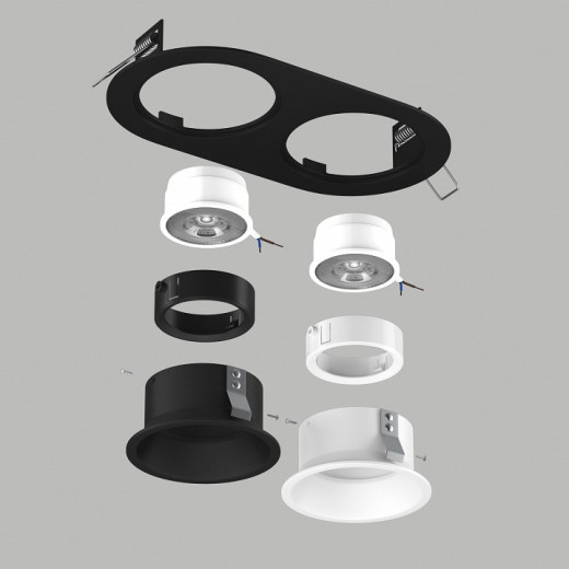 Встраиваемый светильник Lightstar Domino D6570607WBMOD