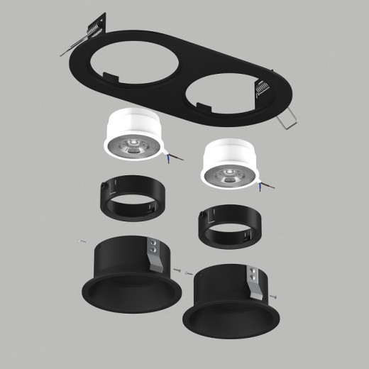 Встраиваемый светильник Lightstar Domino D6570707BMOD