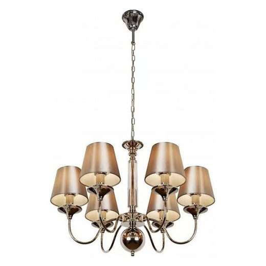 Подвесная люстра iLamp Rolling P2406-6  Nickel