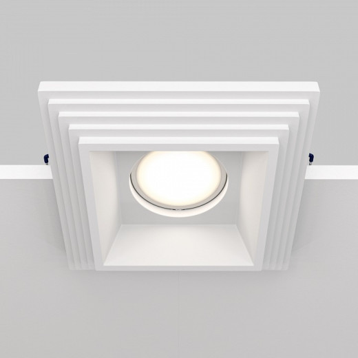 Встраиваемый светильник Maytoni Gyps Modern DL005-1-01-W-1