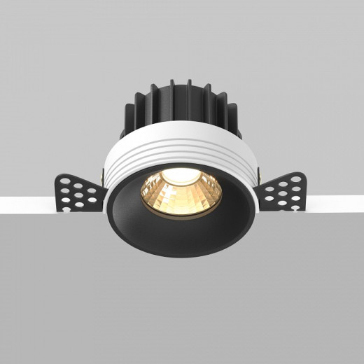 Встраиваемый светильник Maytoni Round DL058-12W2.7K-TRS-B