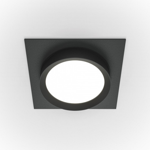 Встраиваемый светильник Maytoni Hoop DL086-GX53-SQ-B