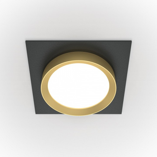 Встраиваемый светильник Maytoni Hoop DL086-GX53-SQ-BG