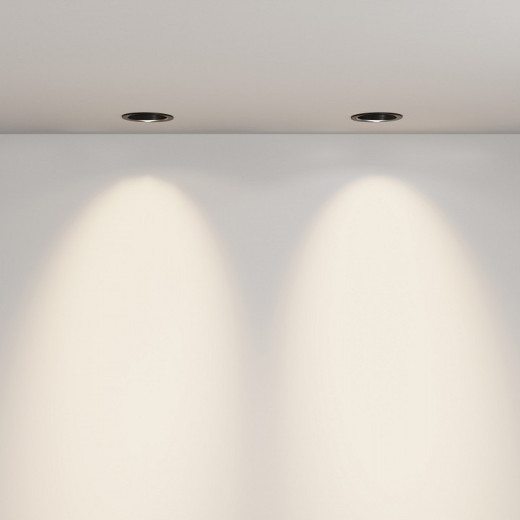 Встраиваемый светильник Maytoni Lens DL105-12W3K-B