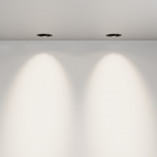 Встраиваемый светильник Maytoni Lens DL105-12W4K-B