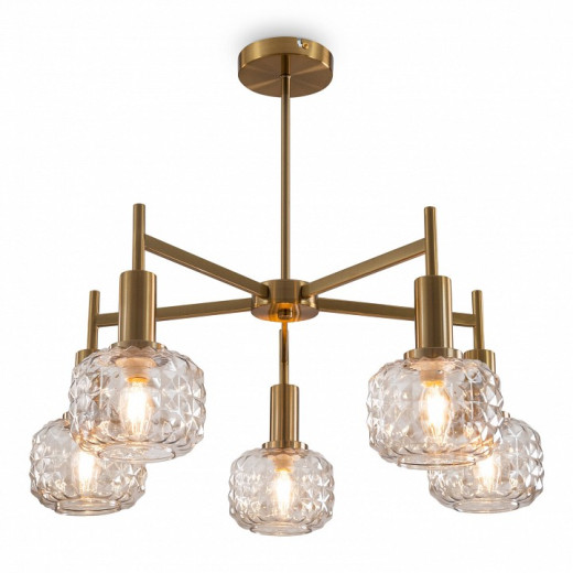 Люстра на штанге Freya Fero FR5366CL-05BS