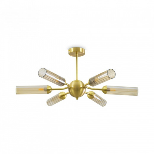 Люстра на штанге Freya Borgy FR5379CL-06G