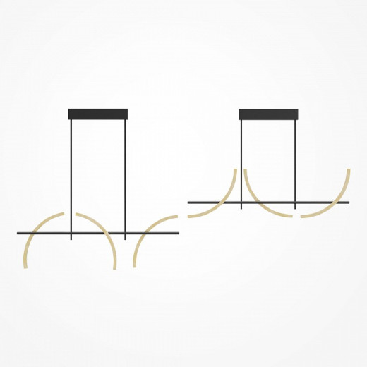 Светильник на штанге Maytoni Wabi MOD428PL-L20BK