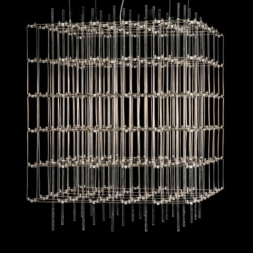 Подвесная люстра O-LUCE Cosmic Glass ячейка 15*15 см 1094011-0