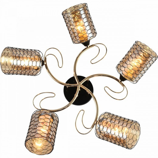 Потолочная люстра 01309-0.3-05 BK+FGD