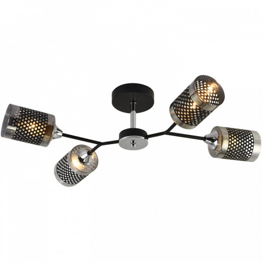 Люстра на штанге 01405-3.3-04B BK+CR