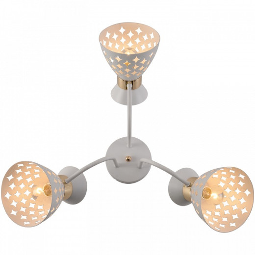 Потолочная люстра 01579-3.3-03 WH+FGD