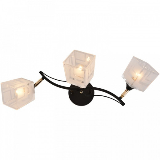 Люстра на штанге 01594-3.3-03B BK+FGD