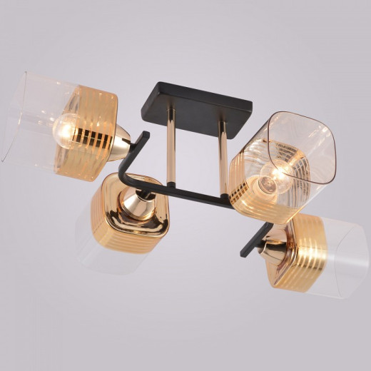 Люстра на штанге 01615-0.3-04 BK+FGD