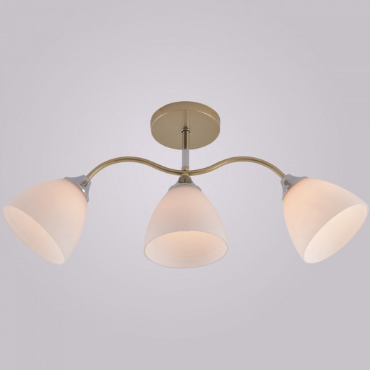 Люстра на штанге 01643-0.3-03 GOLD+CR