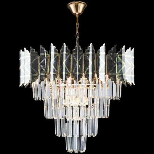 Подвесная люстра 02202-0.4-07 FGD+BK