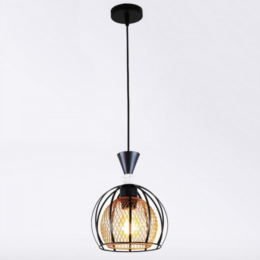 Подвесной светильник 03061-0.9-01 BK+GOLD