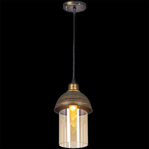 Подвесной светильник 03356-0.4-01 BK+GD