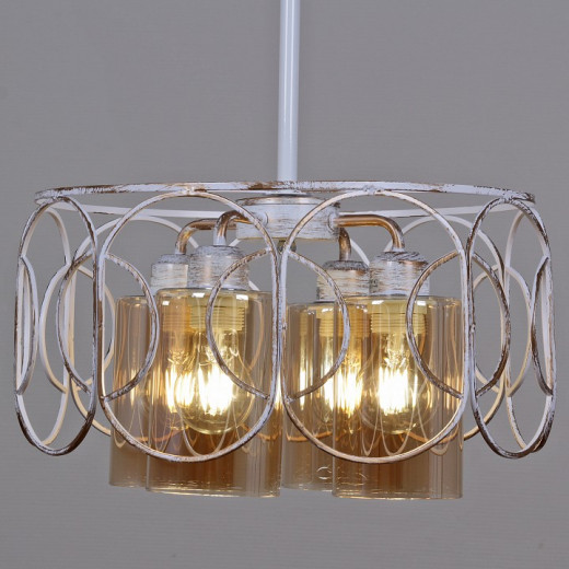 Люстра на штанге 03883-0.4-04 WH+GD