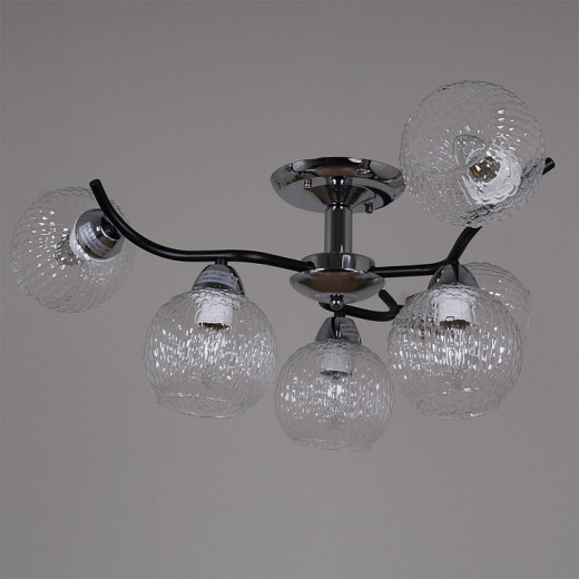 Люстра на штанге 07624-0.3-06 CR+BK