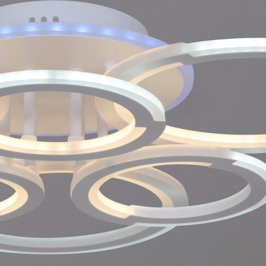 Потолочная люстра 9820 09820-3.3-3+3A WH (RGB)