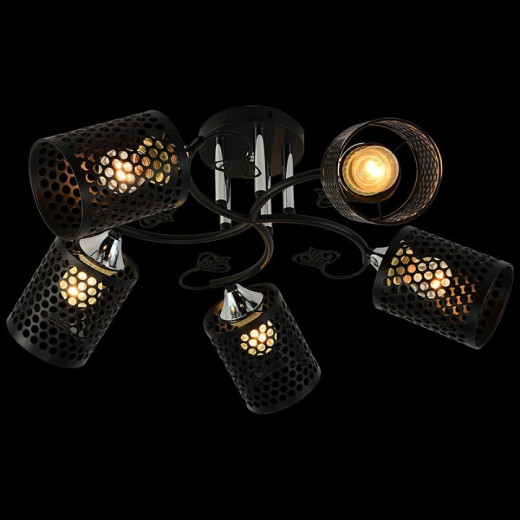 Потолочная люстра 11320-0.3-05 BK+CR