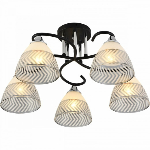 Потолочная люстра 11391 11391-0.3-05B BK+CR