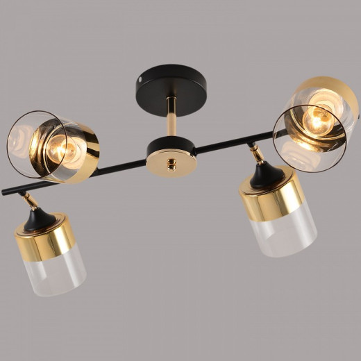 Люстра на штанге 11555-0.3-04 BK+FGD