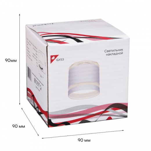 Накладной светильник 53001-9.5-001LD GX53+LED3W WT