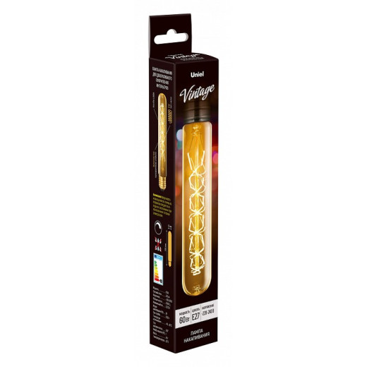 Лампа накаливания Uniel IL-V E27 60Вт K UL-00000485