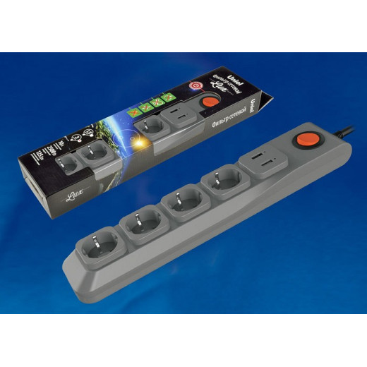 Удлинитель с выключателем Uniel S-Gsl5-3U UL-00001761